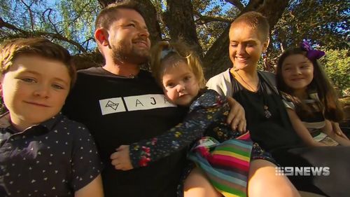 Her parents Michael and Lorsi say they're "overwhelmed" by the generosity of those who've  raised funds for Hallie's ongoing treatment. (9NEWS)