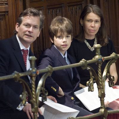 Arthur Chatto with his parents, 2010