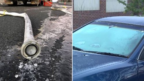 A brutal cold front sweeping across Australia's east is set to bring wild winds and storms today. Picture: Supplied.