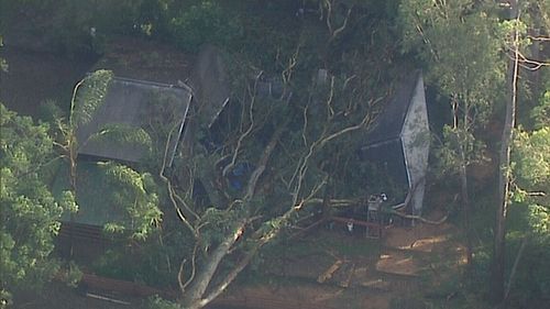 The Koala Park Sanctuary in West Pennant Hills was hit hard on Saturday afternoon.