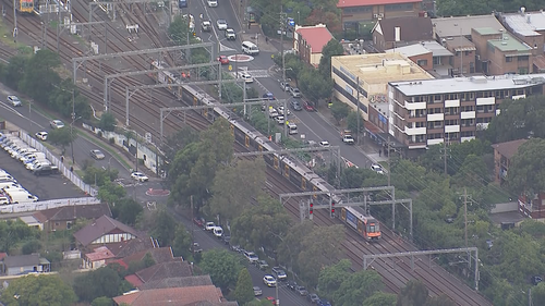 Trains were delayed on the tracks, with massive crowds forming on the platforms.