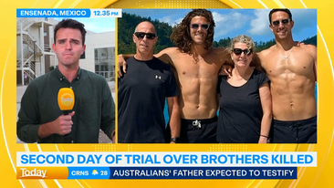 Second day of trial over Aussie brothers killed in Mexico