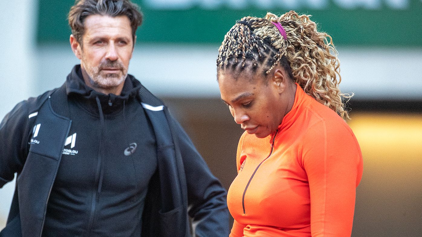 Patrick Mouratoglou with Serena Williams.