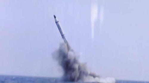 North Korea fires sub missile towards Japan