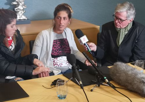 Emiliano Sala's sister is convinced he is still alive and emotionally begged rescuers not to call of the search for his plane.