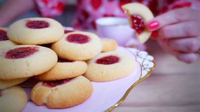 Easy jam drop cookies recipe