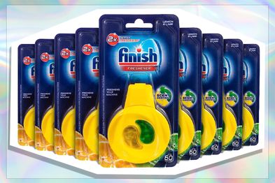 9PR: Finish Lemon and Lime Dishwasher Freshener 15g, 9 Pack