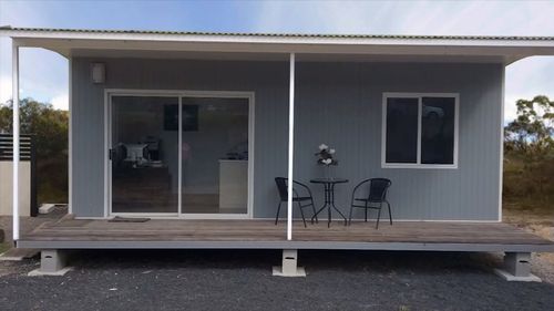 Quick Built Homes offers flat pack homes for between $12,000 and $35,000.