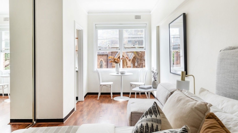Art deco apartment the size of a car park is Sydney's cheapest