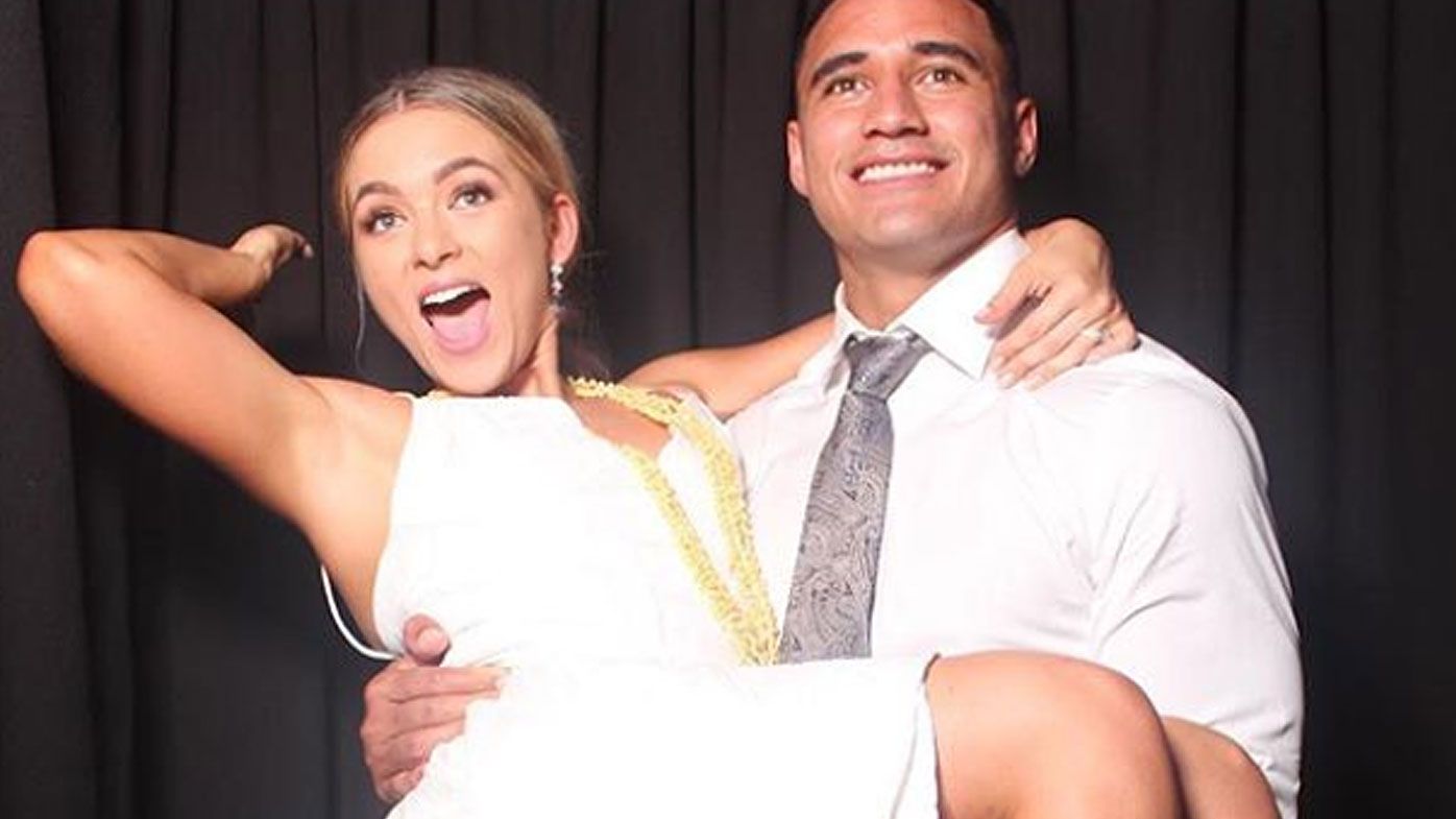 Valentine Holmes at his wedding