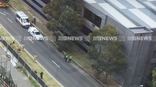 Prank leaves man stranded on Melbourne building