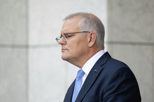 Prime Minister Scott Morrison security car crashes, but he was not present in the accident. 