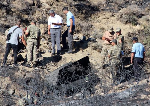 It is believed a Syrian anti-aircraft missile that missed its target landed in North Cyprus. No causalities reported in the incident. The missile is believed to have been launched to intercept alleged Israeli airstrikes. 