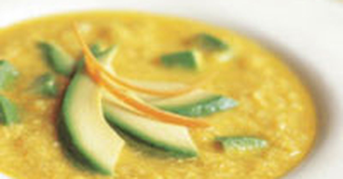 Corn soup with avocado - 9Kitchen