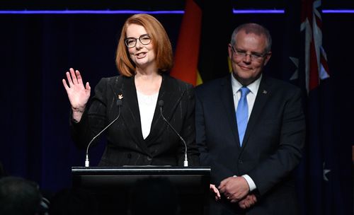 Ms Gillard established the commission as prime minister.