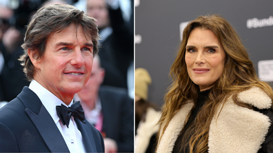 Brooke Shields and Tom Cruise