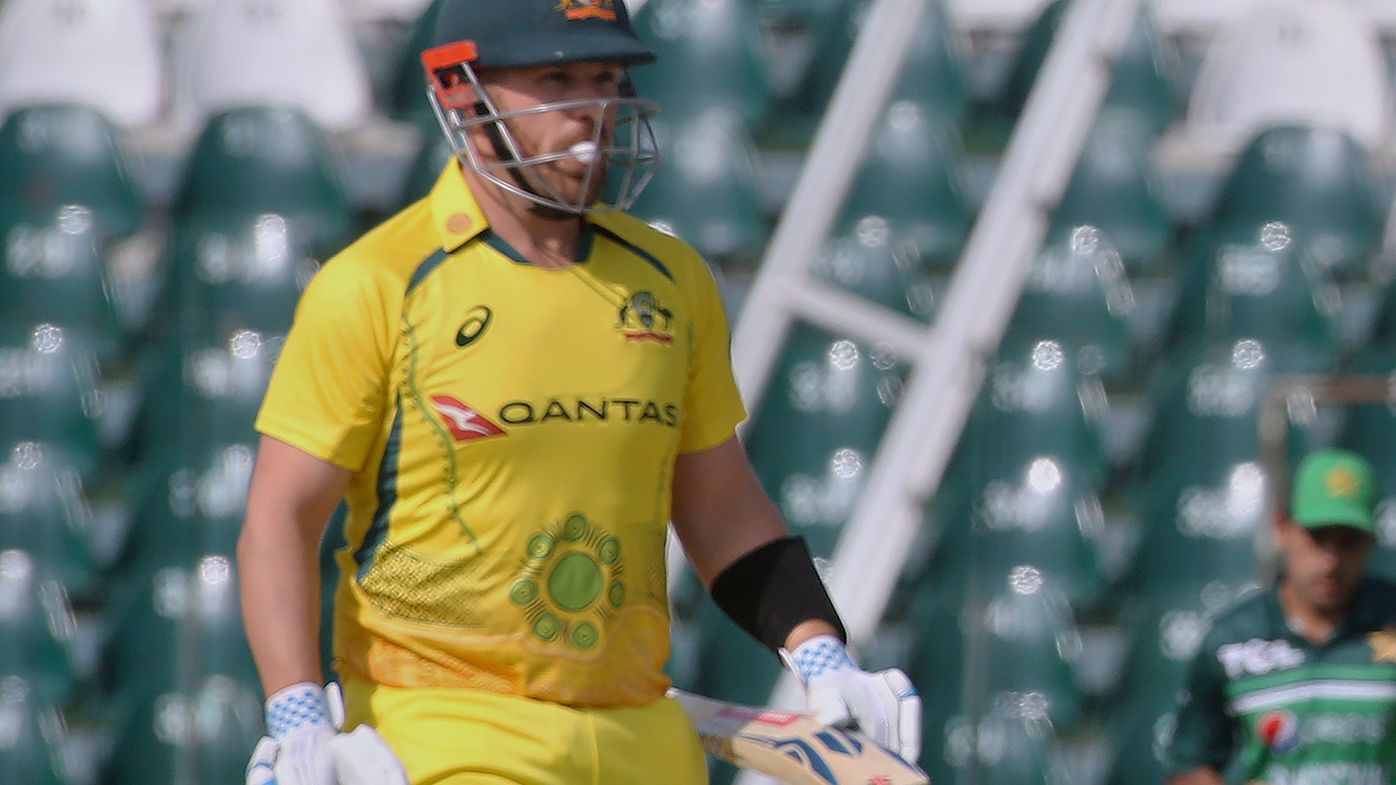 Aaron Finch has endured a miserable ODI series against Pakistan.