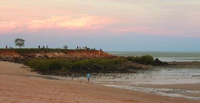 Viewing point for Broome's Staircase to the Moon lunar phenomenon