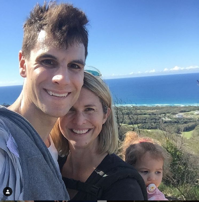 Libby and Luke Trickett with their daughter