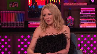 Kylie Minogue reflects on trademark battle with Kylie Jenner.