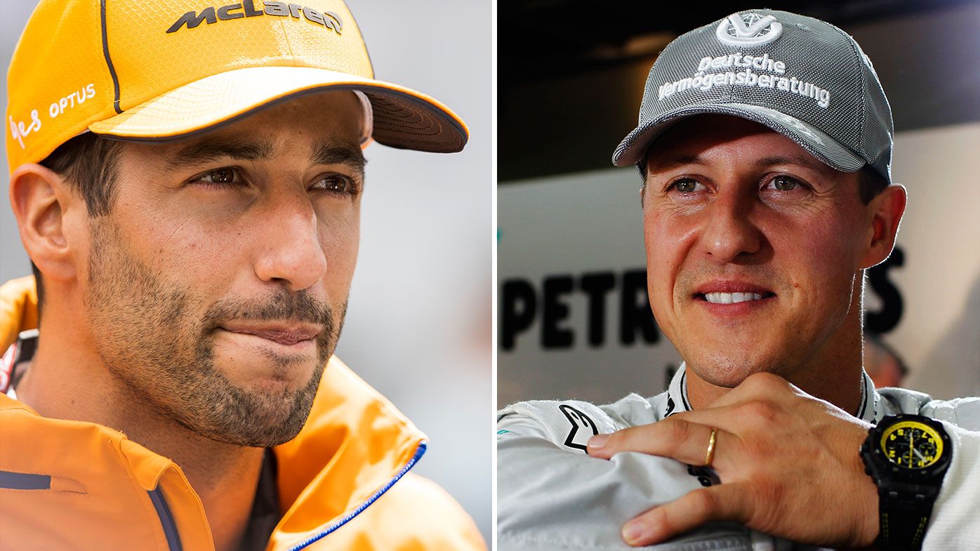 Daniel Ricciardo, Michael Schumacher 