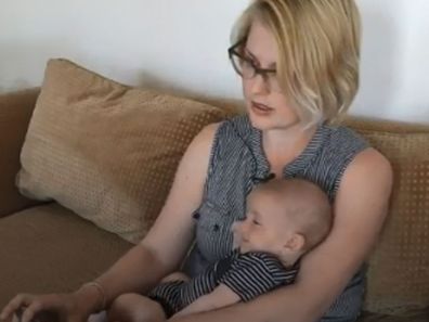 Woman escorted off school property for breastfeeding baby