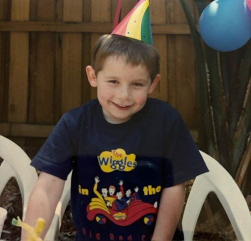 Childhood photo of missing man Jake Lyons. Jake Lyons disappeared on August 25, 2014