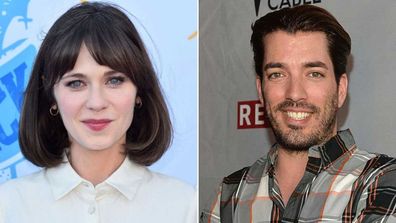 Zooey Deschanel and Jonathan Scott.