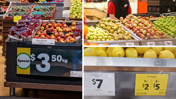 Supermarket specials fresh produce coles v woolworths