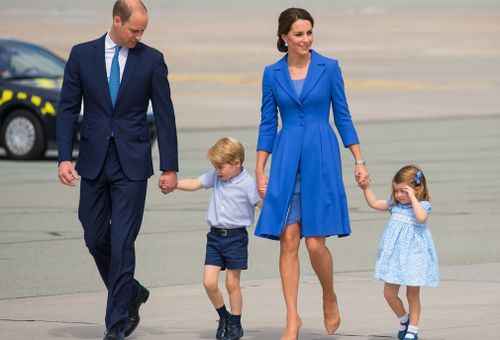 The family on an overseas engagement. (PA/AAP)