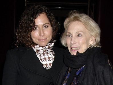 Actress Minnie Driver and her mother Gaynor Churchward