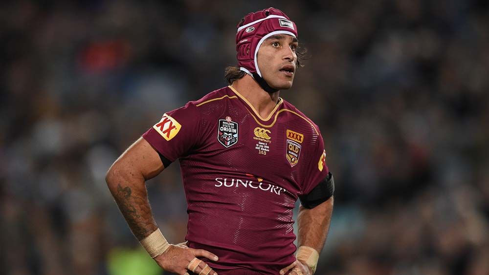 Johnathan Thurston of the Queensland Maroons