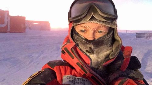 Meganne Christian spent six months in inhospitable Antarctica.