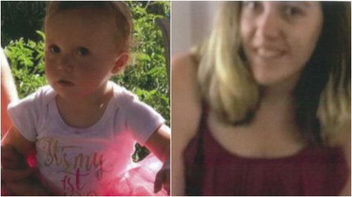 Laylah Goodman and her mother, Nicole, have been missing for three days. (9NEWS)