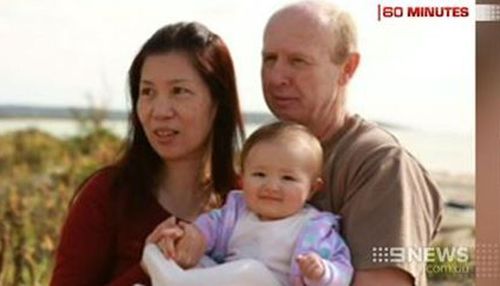 Wendy and David Farnell with baby Gammy. (9NEWS)