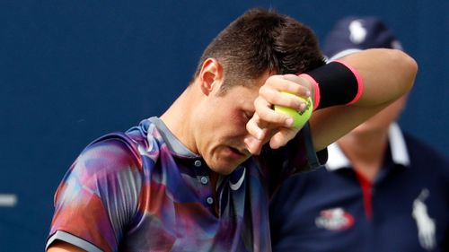 Tomic suffered a first round defeat at the US Open in New York on Friday. (AAP)
