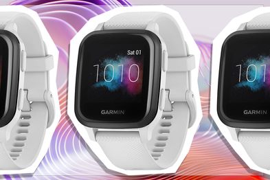 9PR: Garmin Venu Sq Smartwatch, White