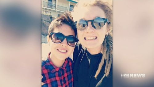 Ms Poll with her best friend, Danica Fullerton, who was struck and killed in Caboolture.