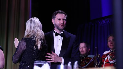 US Vice President JD Vance joined President Trump for the correnspondents' dinner.