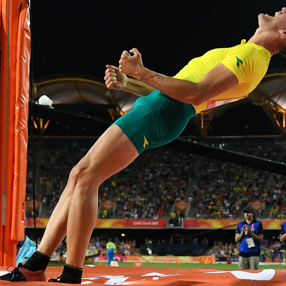 Commonwealth Games 18 Kurtis Marschall Wins Gold Men S Pole Vault