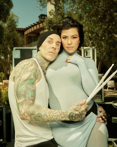 Travis Barker and Kourtney Kardashian