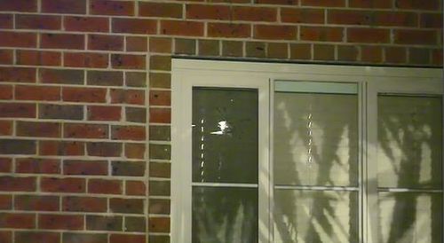 Bullet holes were found in the front window and a parked car. Image: 9News
