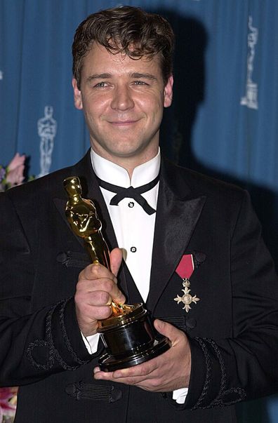 Russell Crowe during The 73rd Annual Academy Awards at Shrine Auditorium in Los Angeles, California, United States.