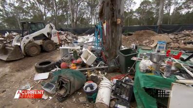 Sydney suburb turned into makeshift rubbish dump