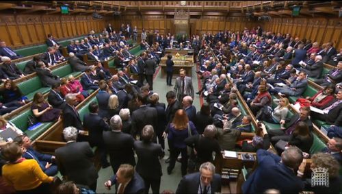 The House of Commons voted 303 to 258 today against a motion reiterating support for Mrs May's approach to Brexit – support expressed by lawmakers in votes just two weeks ago.