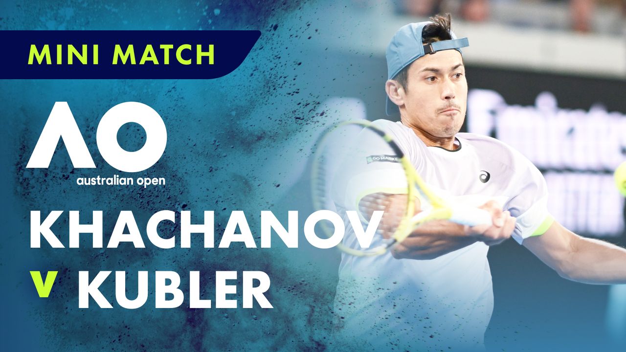 Watch Australian Open Tennis - Season 2023 - Karen Khachanov v Jason Kubler - Mini Match | 9Now