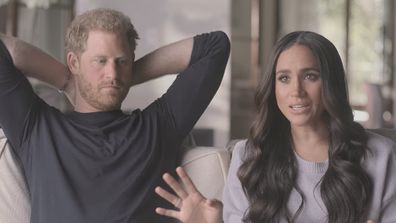 Still image from Harry & Meghan docuseries episodes 3-6