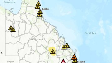 There are bushfires burning across Queensland with multiple blazes at emergency level.