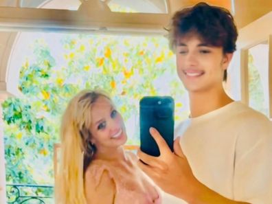 Britney Spears is teasing a return to music down under with son, Jayden.