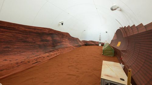 NASA has produced a recreation of Mars for four volunteers to live in for a year to help prepare astronauts for exploration of the planet.